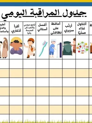 جدول المراقبة اليومي